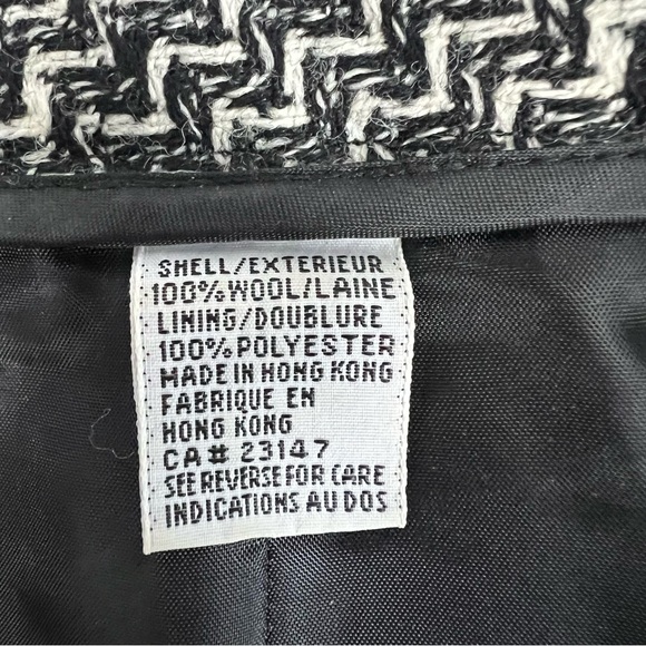 Talbots Vintage Herringbone Wide-Leg Pants Size 4 - Picture 7 of 7